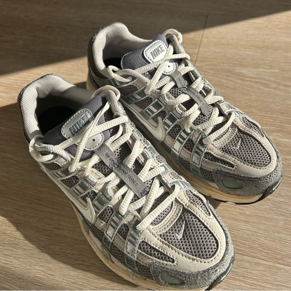 Nike P-6000 pewter metallic silver sold out colorway size men’s 4/women’s 5.5